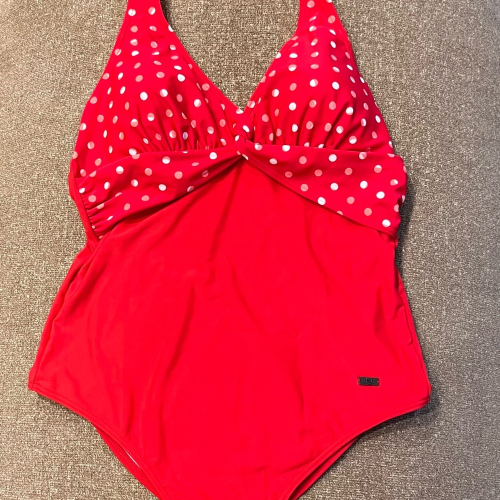 Red Polka Dot Swimsuit